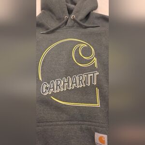 Carhartt Olive Green Loose Fit Hoodie